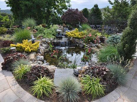 Waterfall-And-Fish-Pond-Centerport-NY-1 Waterfall-And-Fish-Pond-Centerport-NY-1